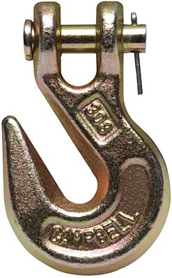 Campbell T9503415 5/16" Yellow Chromate Grade 70 Clevis Grab Hook