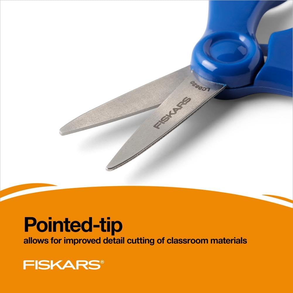 Fiskars Pointed-Tip Kids Scissors