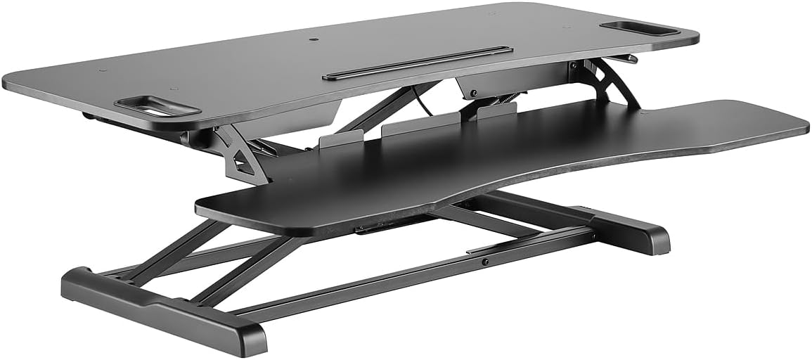 Amer EZriser36 Height Adjustable sit/Stand Desk Computer Riser, Dual Monitor Capable