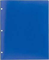 Office Depot® Brand 6-Pocket Poly Portfolios, 8 1/2" x 11", Assorted Colors, Pack Of 2