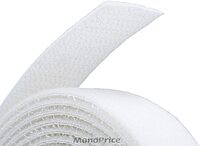 Monoprice Hook and Loop Fastening Tape - 0.75 Inch, 5 Yards Per Roll