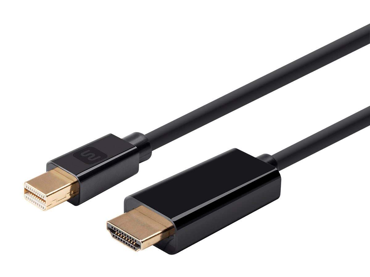 Monoprice Mini DisplayPort to HDTV Cable - 10 Feet, Supports Up to Full HD 1080P Resolution and 3D Video - Select Series