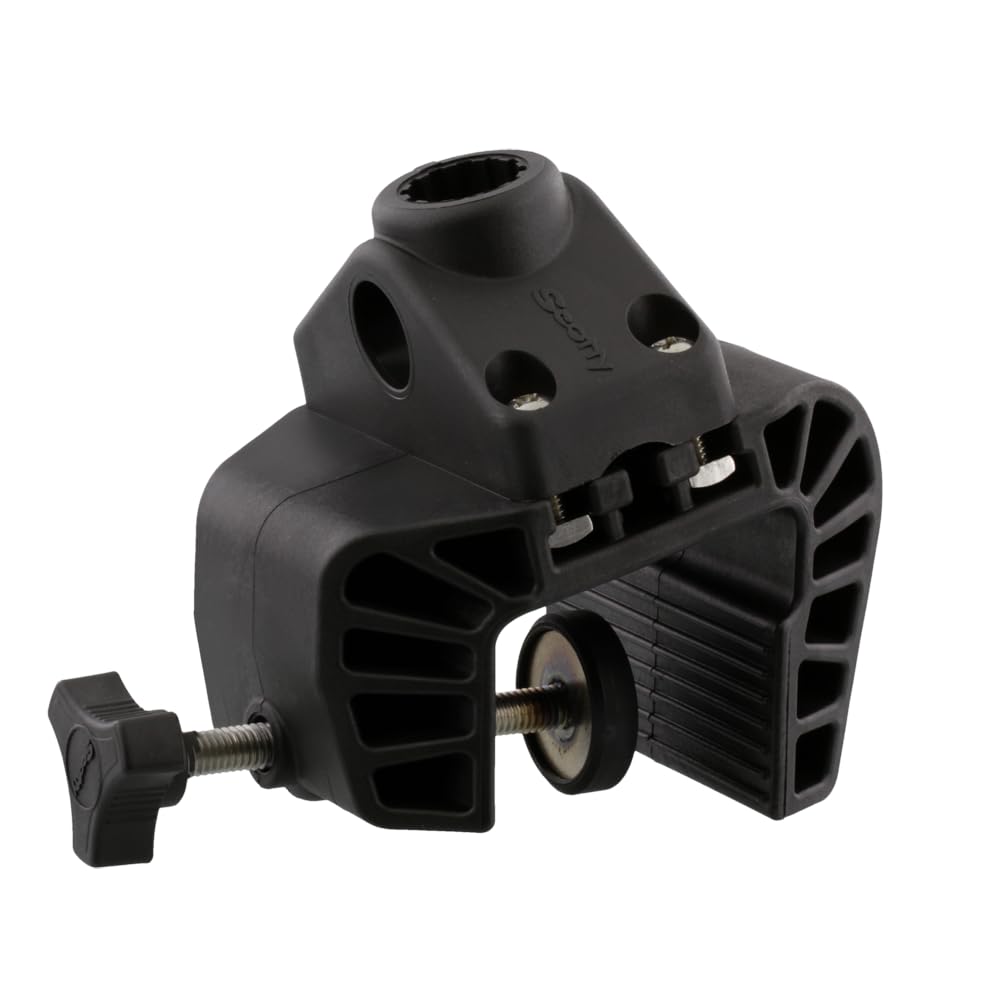 Scotty 0449 Portable Nylon Clamp Mount with 241 Side Deck Mount,Black