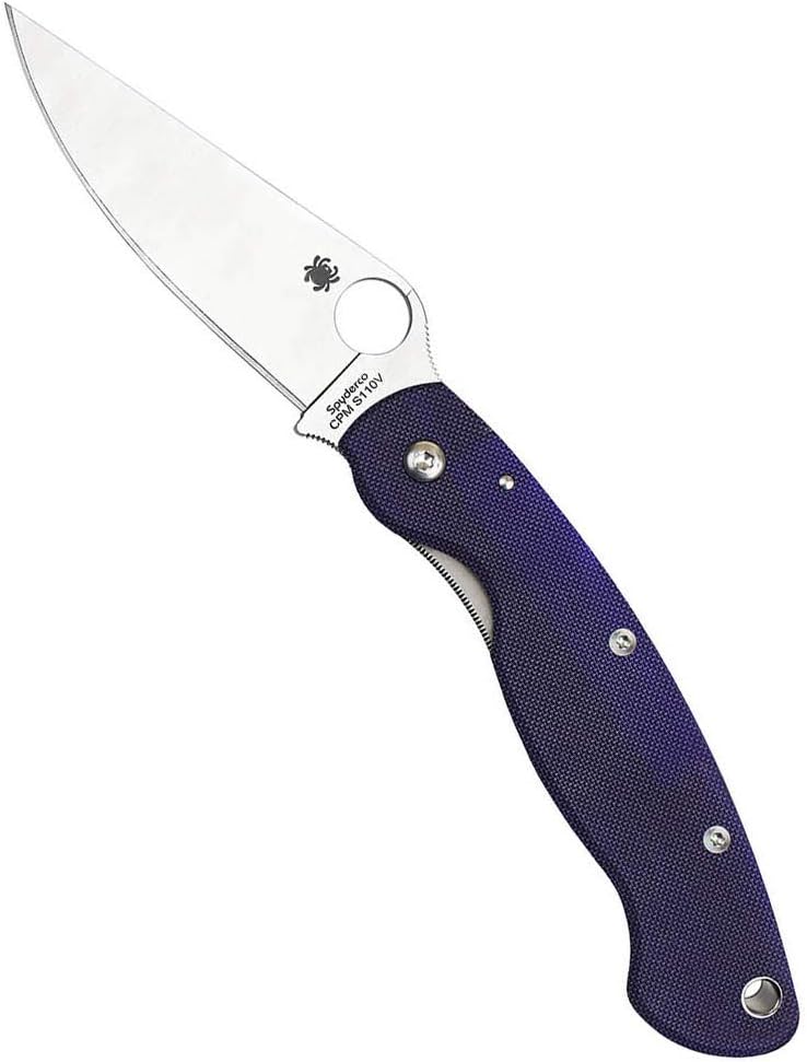 SPYDERCO Military Model Signature USA-Made Folding Tactical/Hunting Knife