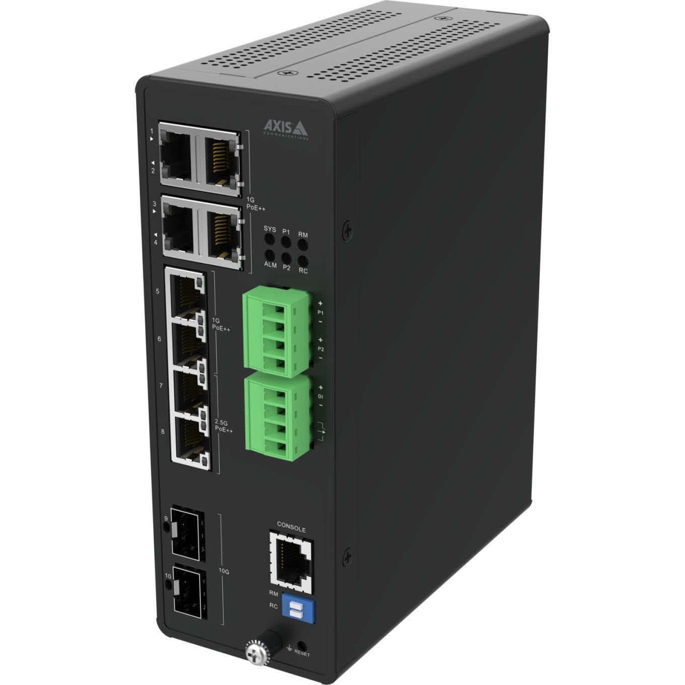 AXIS D8208-R Industrial PoE++ 8-Port Managed Switch
