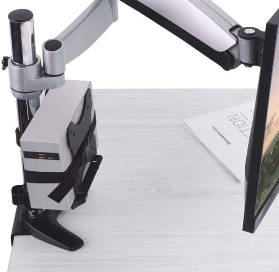 Monoprice Computer Case CPU Holder - Thin Client Mini PC Multi-Mount, Works with Mini PCs Up to 2.9 Inches Wide