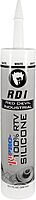 RED DEVIL PRO Industrial Grade RTV 100% Silicone Sealant, 10.1 oz Tube