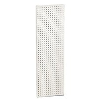 Azar 771344-WHT Pegboard 1-Sided Wall Panel, White Solid Color, 2-Pack