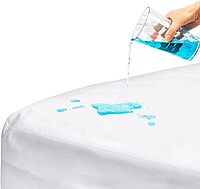 DMI Waterproof Mattress Protector and Cover, Contoured Fitted Sheet Fit, King Fitted King