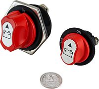 Sea-Dog Mini Battery Switch Key w/Removable Knob - 32V & 300A
