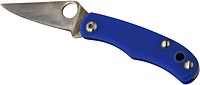 Spyderco Bug Pocket Knife 1.27" Clip Point Sandvik 12C27 Satin Blade G-10...