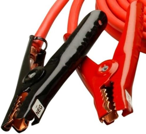 Road Power 86600104 20-Feet; 4-Gauge Heavy-Duty Booster Cable with Polar Glow Clamps Car Battery Jumper Cable