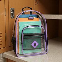 Trailmaker Clear Waterproof Stadium-Approved Backpack with Water Bottle Holder