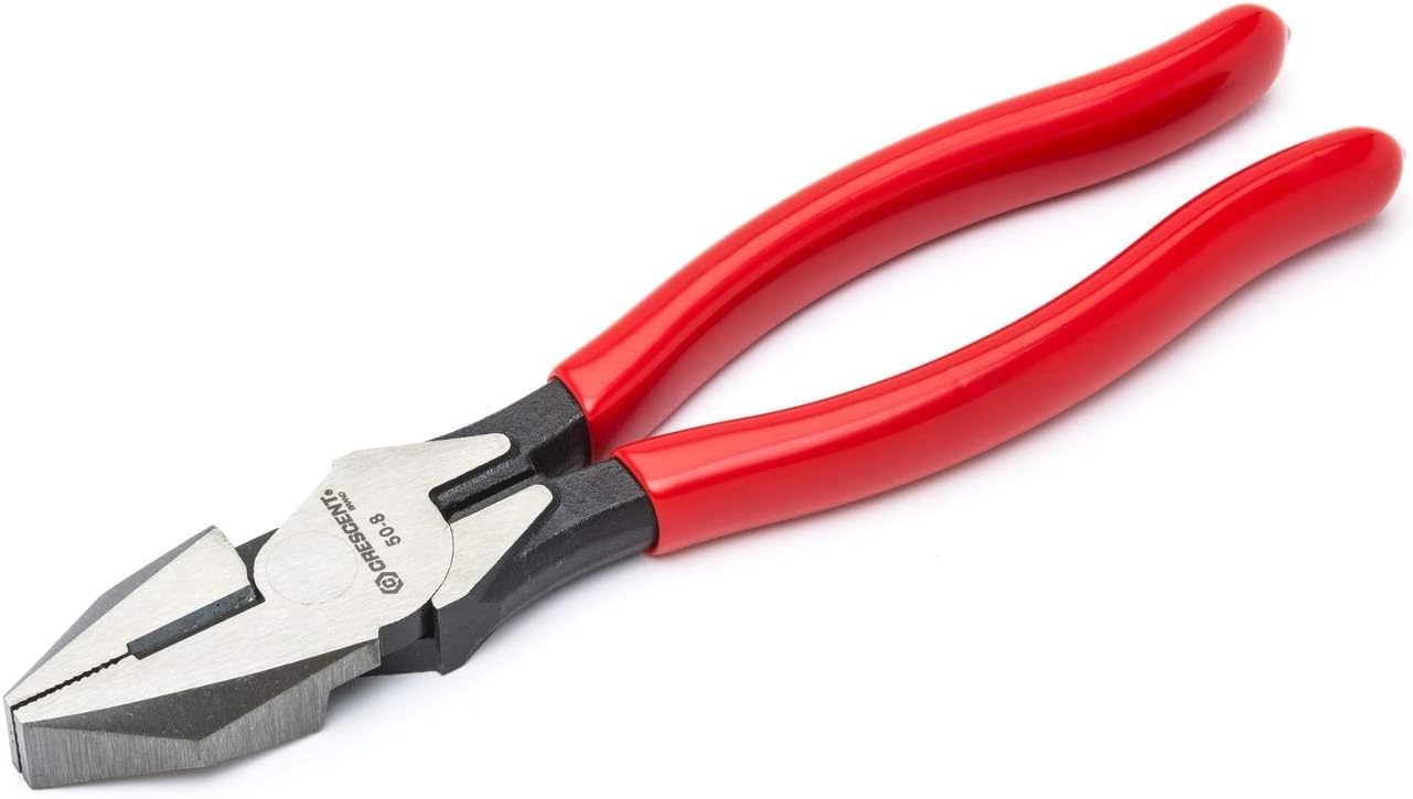 Crescent 508CVN 8-Inch Side Cutting Solid Joint Cushion Grip Plier