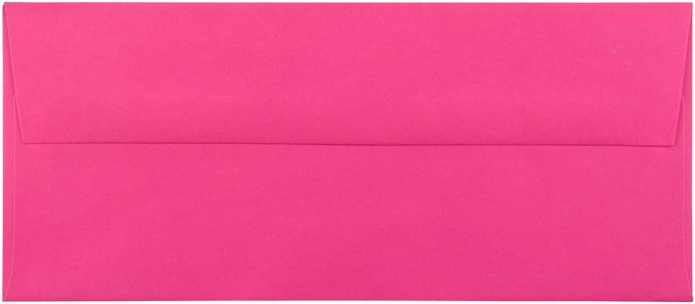 JAM PAPER Colored Envelopes - Ultra Fuchsia Hot Pink