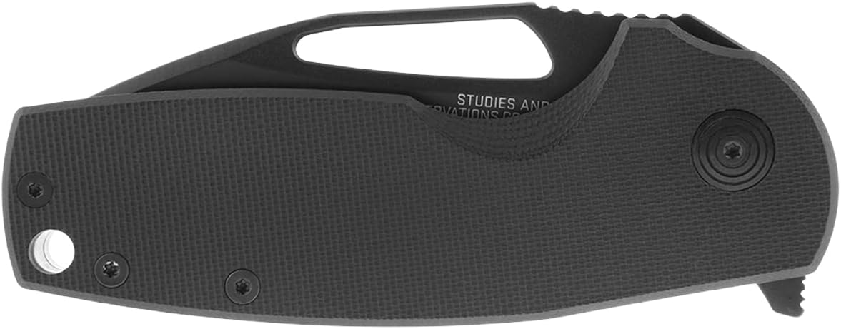 SOG Stout FLK Everyday Carry Compact Camping Folding Knife | G10 & Steel Handle | CRYO D2 Steel Blade | Quick Opening