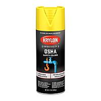 Krylon Specialty OSHA Caution Color Spray Paint, 12 oz, Yellow