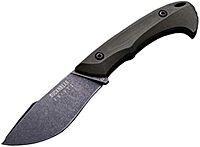 BucknBear Custom Handmade D2 Tool Steel Fixed Blade Hunting Knife with kydex Sheath and tek-lok Belt Clip (G10 Handle) Black