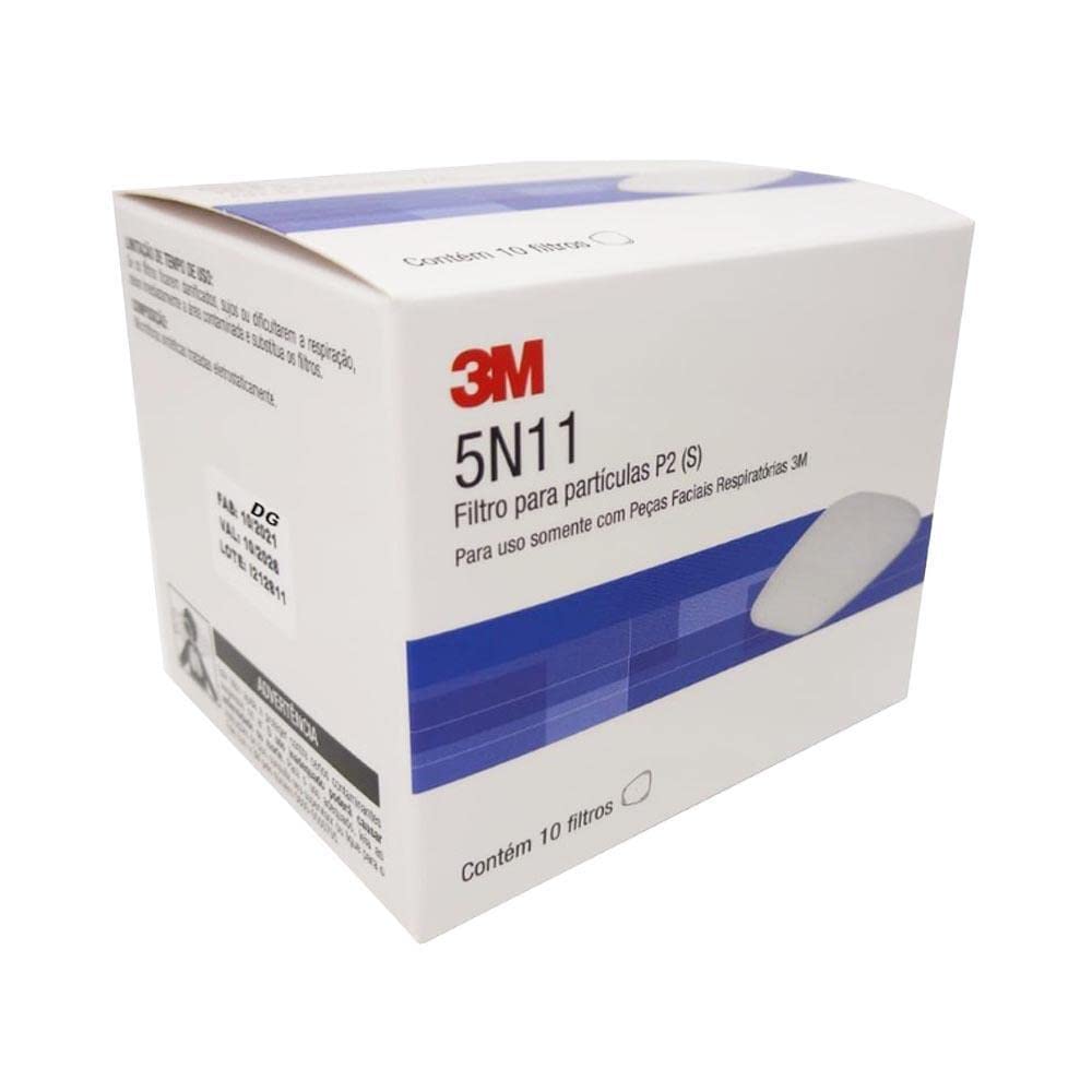 3M N95 Respirator Filter, 5N11, Disposable, Helps Protect Against Non-Oil Based Particulates