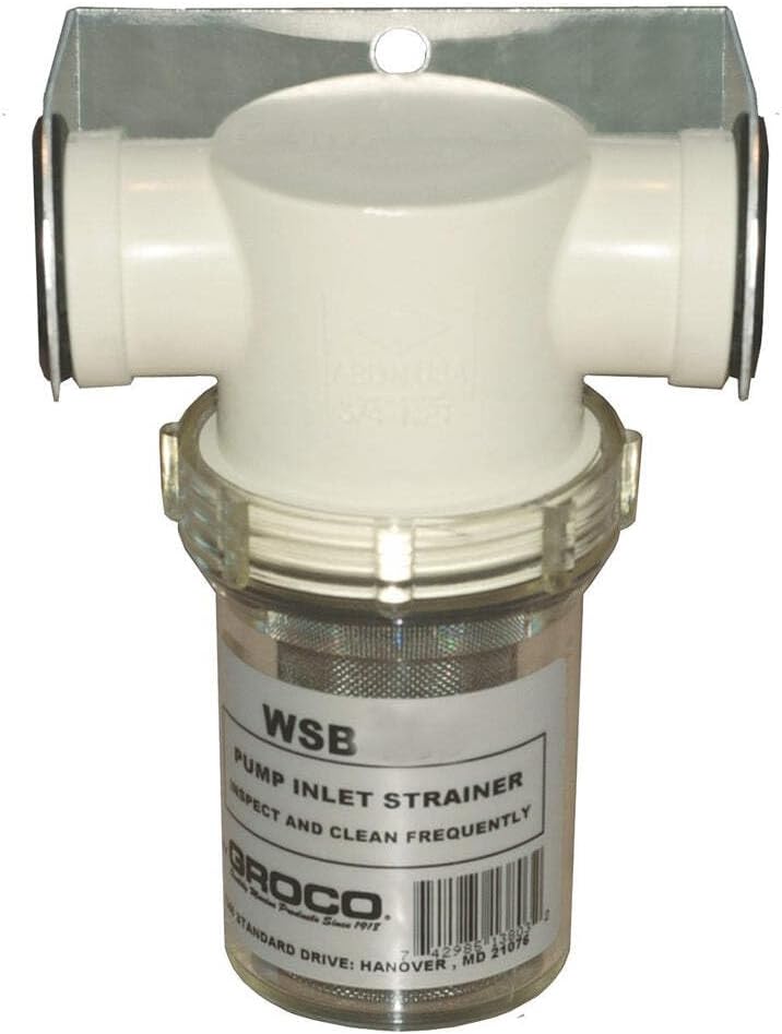GROCO 1-1/4" Fresh Water Strainer w/#304 SS Basket