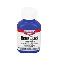 Birchwood Casey Fast-Acting Brass Black Metal Finish to Blacken or Antique Brass, Copper, Bronze Parts 3 FL OZ BOTTLE