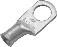 Pacer Tinned Lug 6 AWG - 3/8" Stud Size - 2 Pack