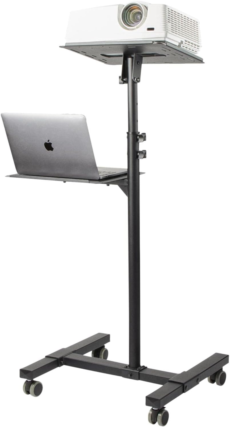 StarTech.com Mobile Adjustable Cart - Height Adjustable Rolling Workstation