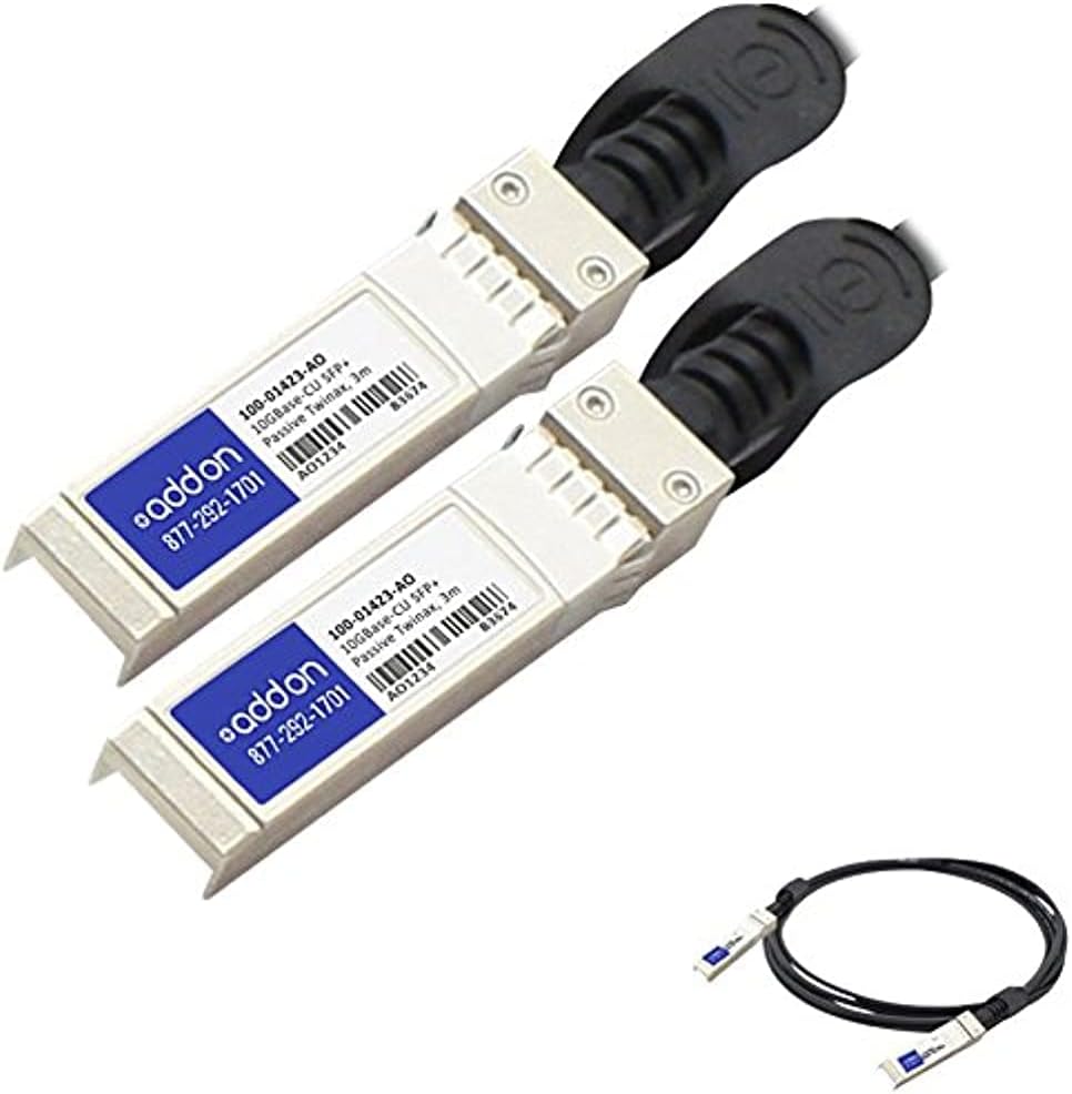 ADDON/CITRIX 100-01423 Passive 3M 10GBASE-CU SFP+ to SFP+ Direct Attach Cable