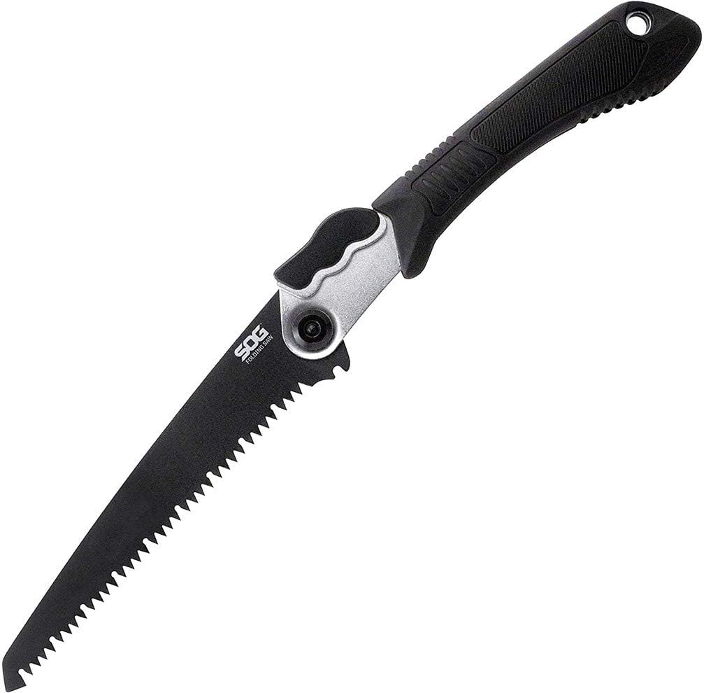 SOG Survival Hawk - Specialty Outdoor Tactical Hatchet, Fire Starter, Nail Puller & Folding Saw - Wood Saw, Hand Saw