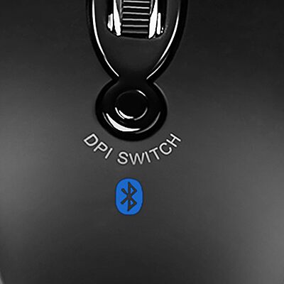 iMouse S200B Bluetooth Ergo Mini Mouse - Wireless with Adjustable DPI and Ergonomic Design