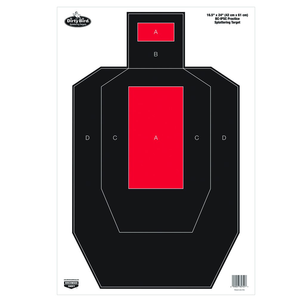 Birchwood Casey Dirty Bird Non-Adhesive Splattering 16.5 x 24 Practice Targets (3-Pack)