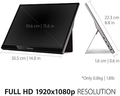 VIEWSONIC IPS Monitor with USB-C Power Delivery