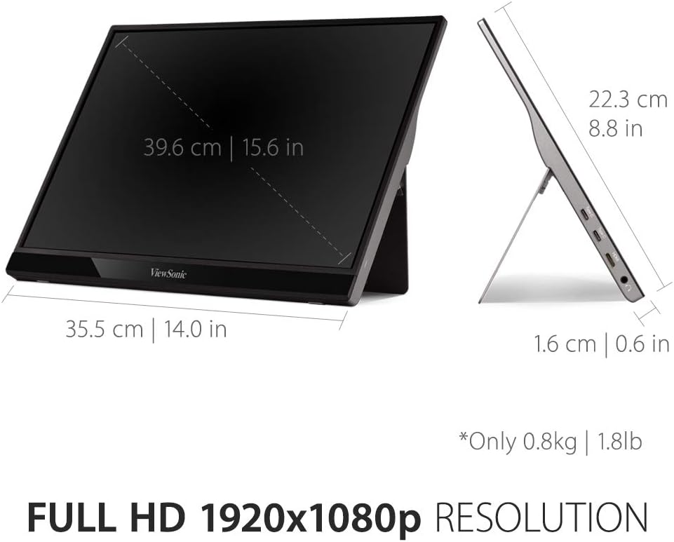 VIEWSONIC IPS Monitor with USB-C Power Delivery