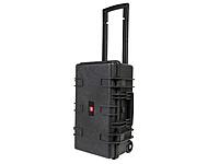 Monoprice Weatherproof Hard Case - 22 x 14 x 10 Inches, With Wheels and Customizable Foam, Shockproof, IP67