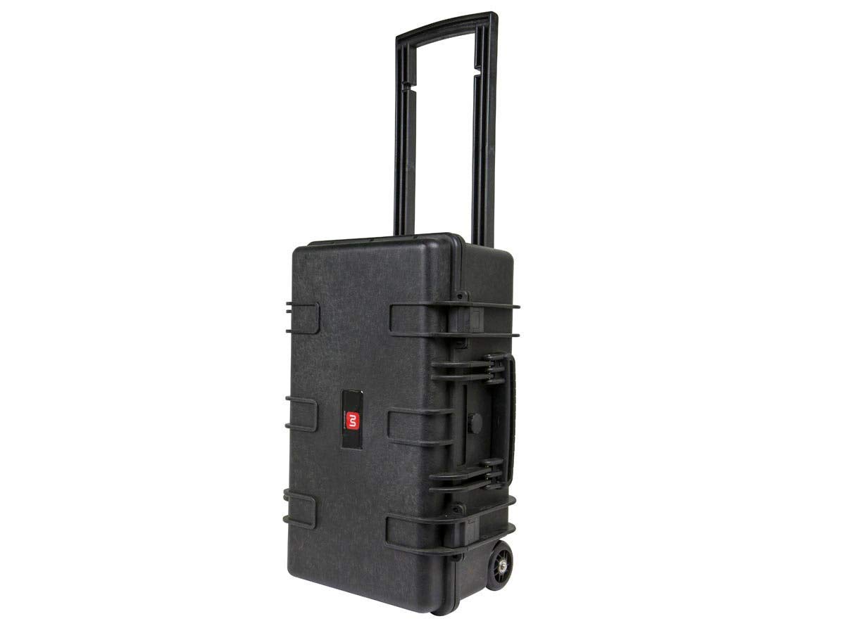 Monoprice Weatherproof Hard Case - 22 x 14 x 10 Inches, With Wheels and Customizable Foam, Shockproof, IP67