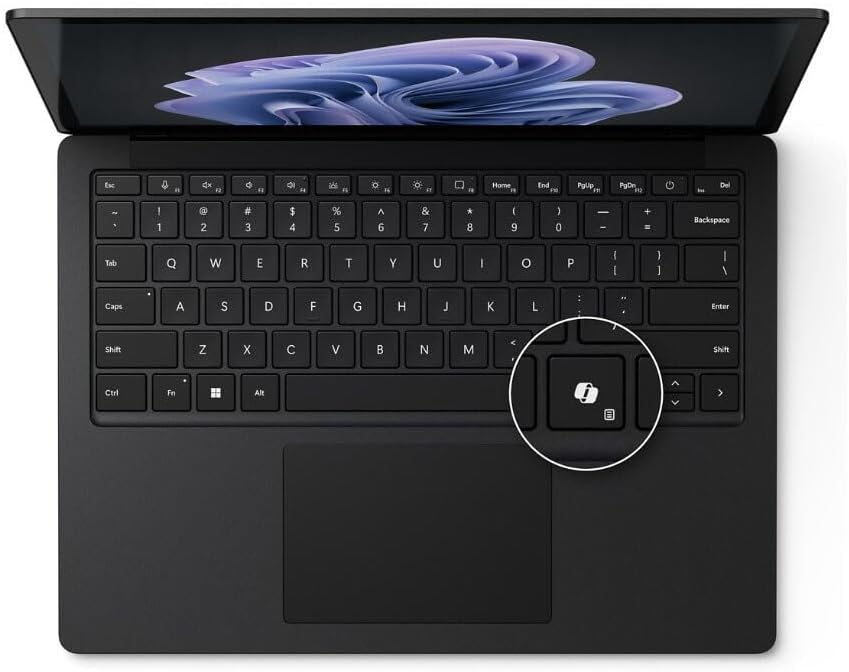 Microsoft Surface Laptop 6 13.5" Touchscreen Notebook - Intel Core i5-16 GB - 256 GB SSD - English Keyboard - Black