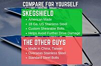 Gator Guards Inboard/Outboard SkegShield Skeg Guard - Yamaha and Suzuki - Protection Against Reef