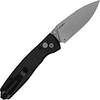Kershaw Kindred Folding Knife, 3" D2 Steel Spear Point Blade, Black Anodized Aluminum Handle, Lock Mechanism