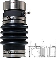 PSS Type A Shaft Seal, PYI Inc Dripless Marine Mechanical Face Seal