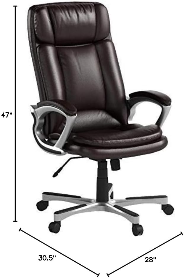 Serta Big and Tall High Back Executive Office Chair, Ergonomic Gaming Computer Chair with Layered Body Pillows