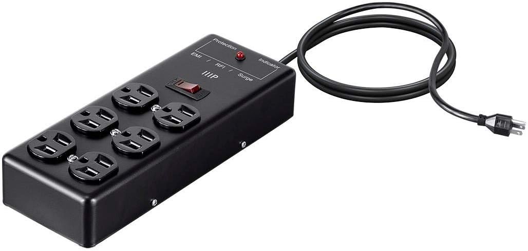 Monoprice Heavy Duty Metal Surge Protector Power Strip / Power Box