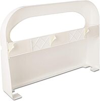 HOSPECO Health Gards Toilet Seat Cover Dispenser, Half-Fold, 16 X 3.25 X 11.5, White, 2/box 1 Count (Pack of 1)