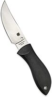Spyderco Moran Fixed Blade Knife - Black FRN Handle with PlainEdge, Full-Flat Grind