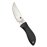 Spyderco Moran Fixed Blade Knife - Black FRN Handle with PlainEdge, Full-Flat Grind