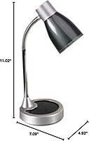 Bostitch Adjustable LED Desk Lamp, 250 lm, Black (VLED1510)