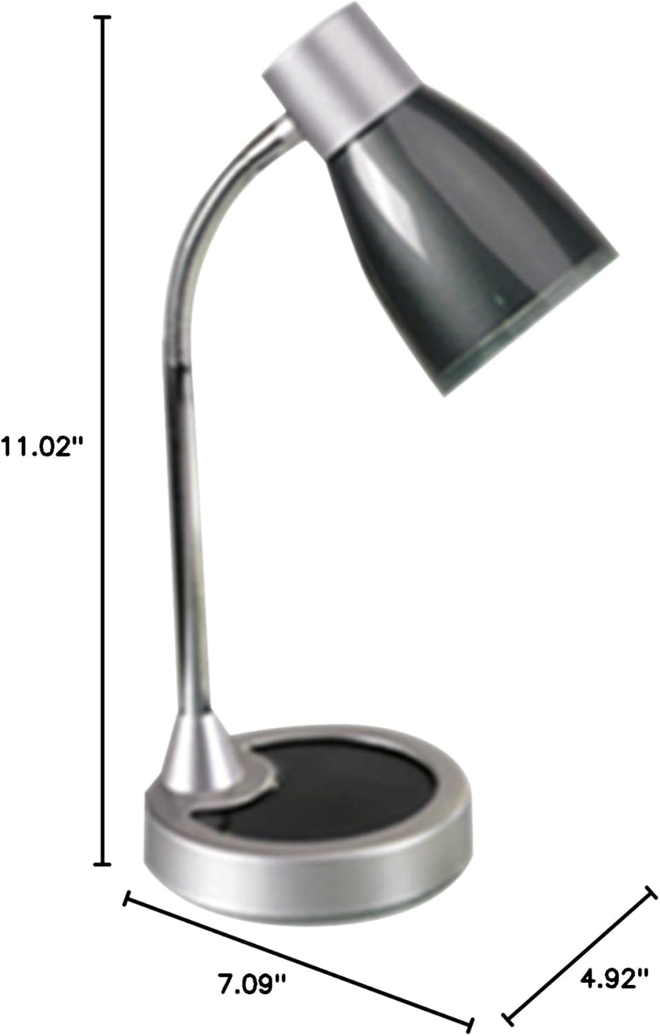 Bostitch Adjustable LED Desk Lamp, 250 lm, Black (VLED1510)