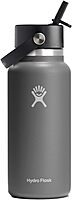 Hydro Flask Wide Mouth Flex Straw Cap Bottle - Insulated Stainless Steel