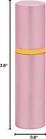 SABRE Lipstick Pepper Spray, Protect Against Multiple Threats with 12 Bursts, UV Marking Dye, Pink