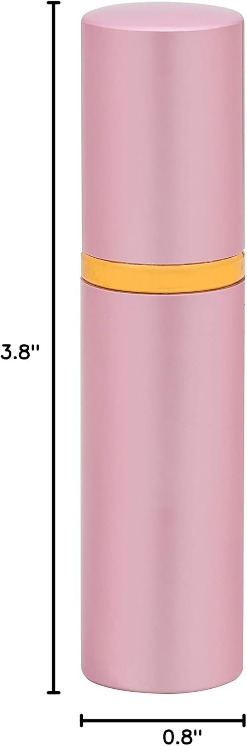 SABRE Lipstick Pepper Spray, Protect Against Multiple Threats with 12 Bursts, UV Marking Dye, Pink