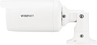 HANWHA ANO-L7012R Wisenet IR Bullet Camera, White; 4MP Resolution; 1/3" CMOS Sensor; IR Visibility Up to 65.6 feet
